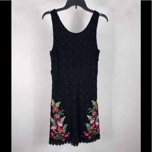 Desigual Julia Floral Cut Out Dress Lace